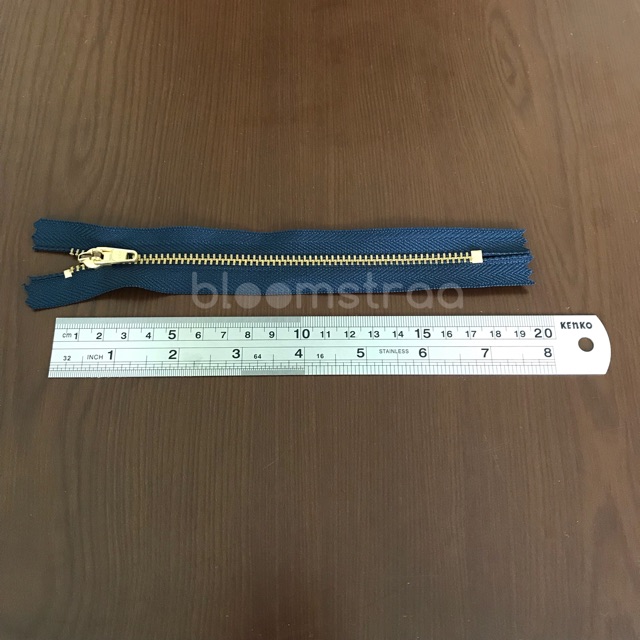 Resleting jeans ykk 7 inch 17 cm zipper jeans metal zipper resleting besi MGC 49 17cm 7”
