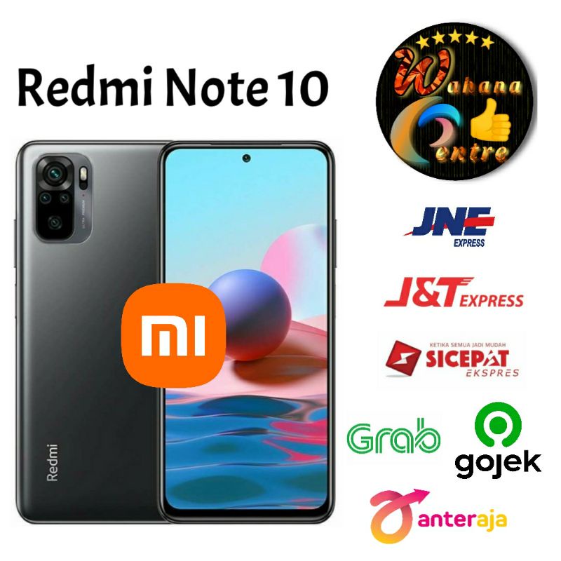 xiaomi redmi note 10 ram 4/64 [4gb + 64gb] garansi resmi