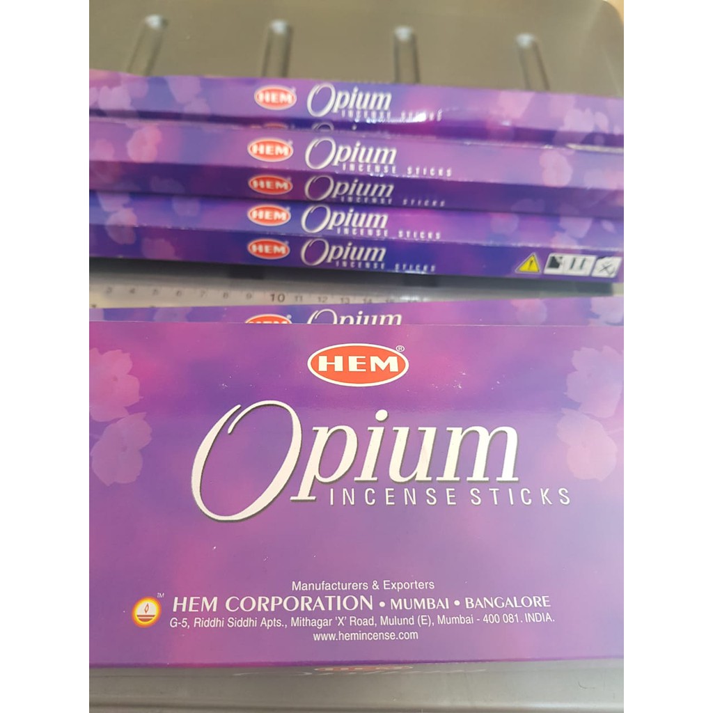 Dupa Hio Opium HEM Hexa Handmade isi 20 batang By Darshan India