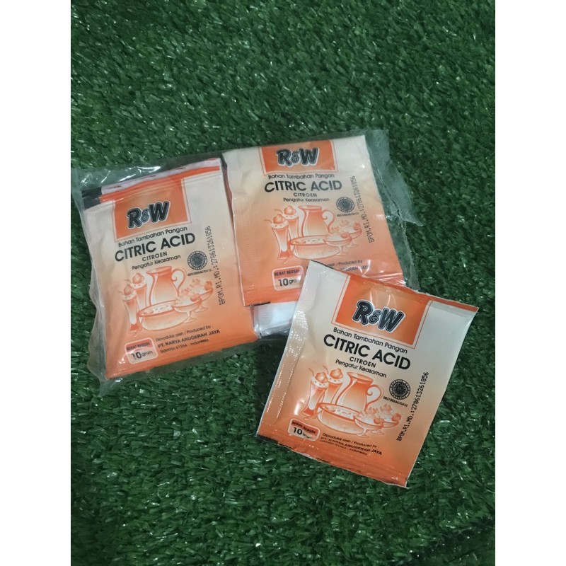 

R&W Citric acid/Citroen pengatur keasaman (5sashet)