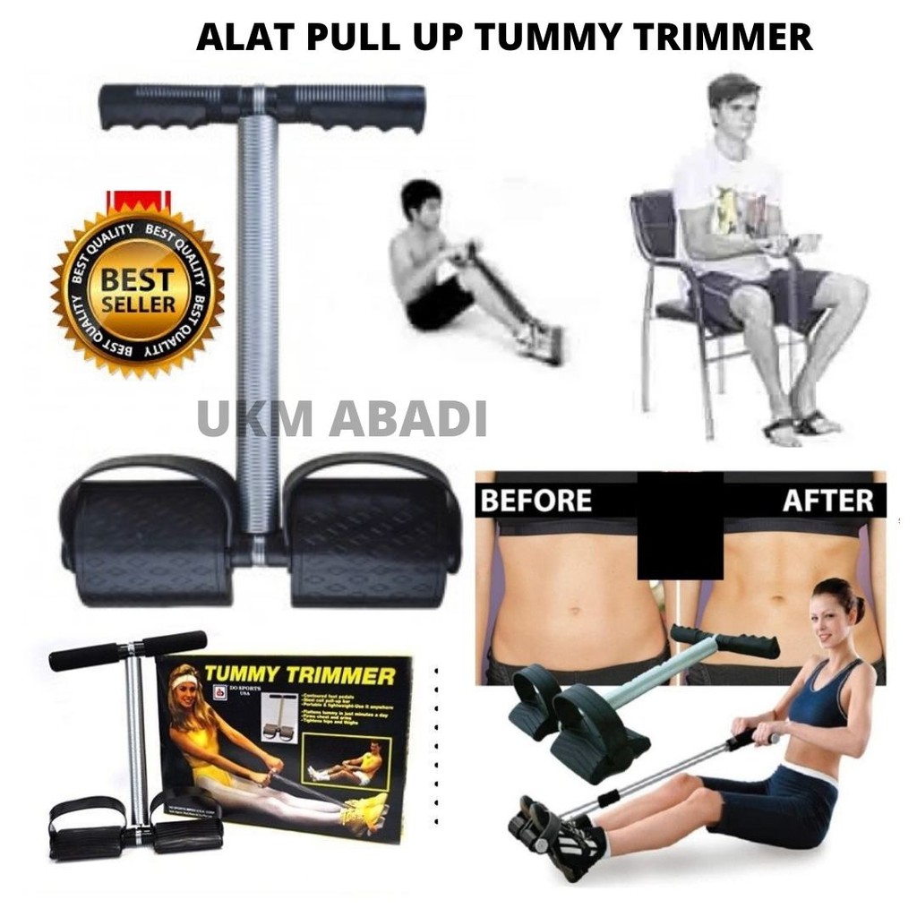 Alat Tarik Pull Up Resistance band Fitness Single Spring Tummy Trimmer  111140