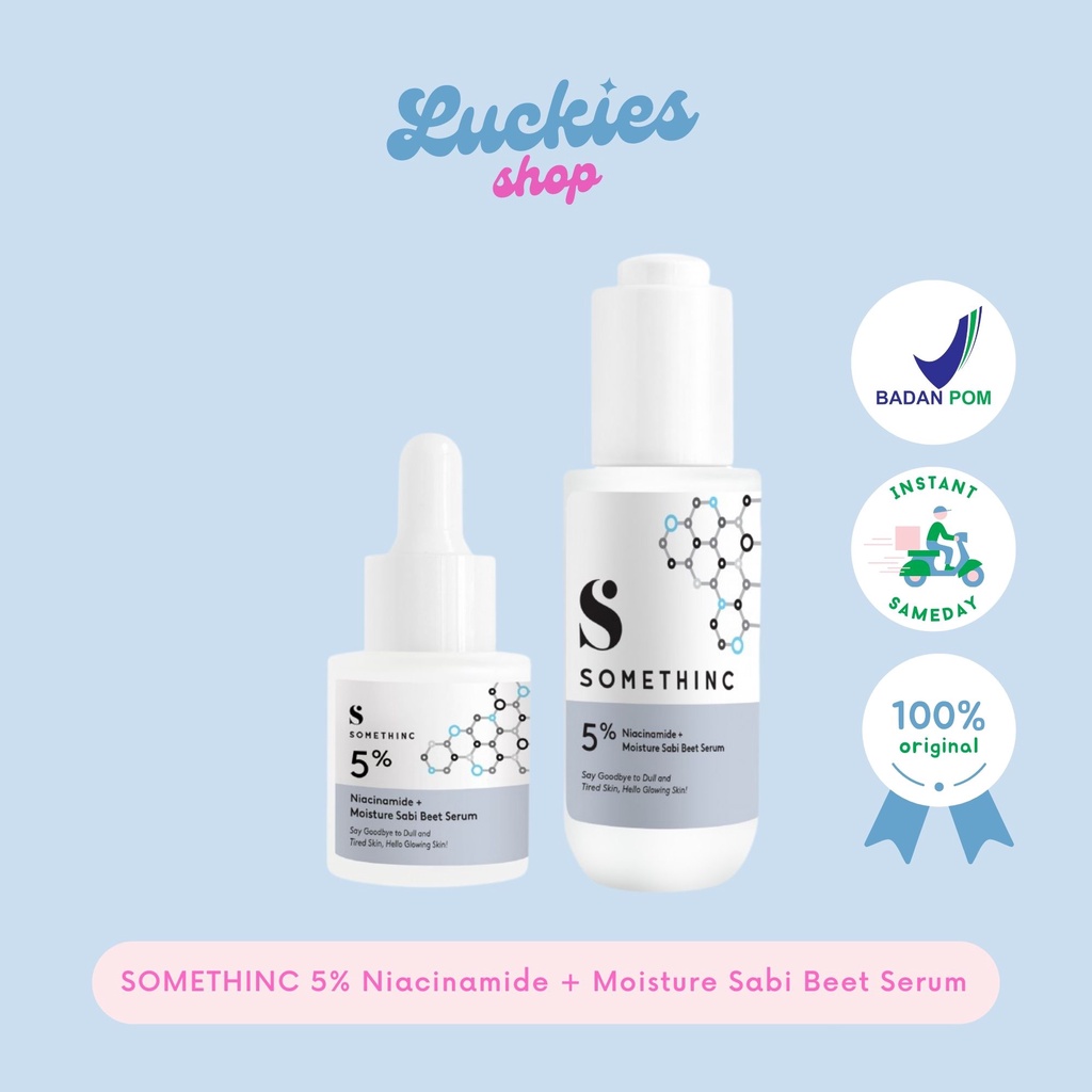 BPOM SOMETHINC 5% Niacinamide + Moisture Sabi Beet Serum Somethinc Pencerah Wajah