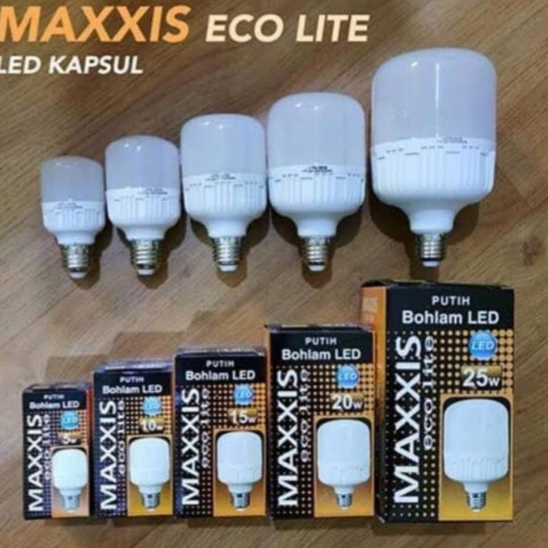 Bohlam Bola Lampu Led MAXXIS 5,10,15,20 Watt bola Lampu Led Capsule Murah/TIKI