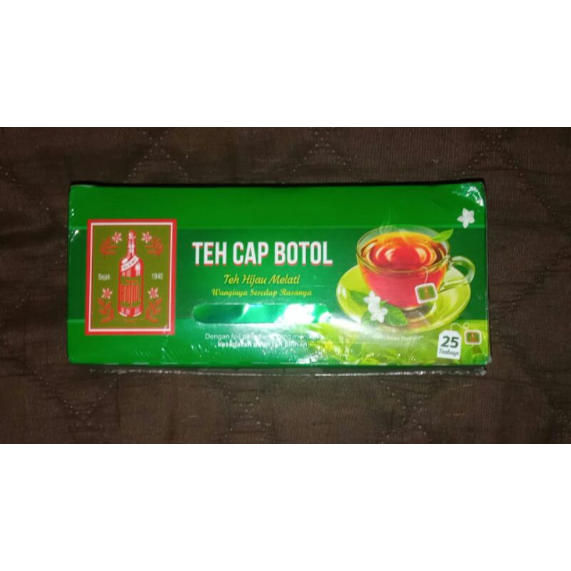 

Teh Cap Botol Teh Hijau Melati Isi 25 pcs