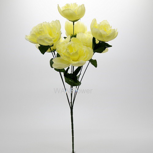 WANFLOWER Bunga Peony Beauty X7 * KUNING