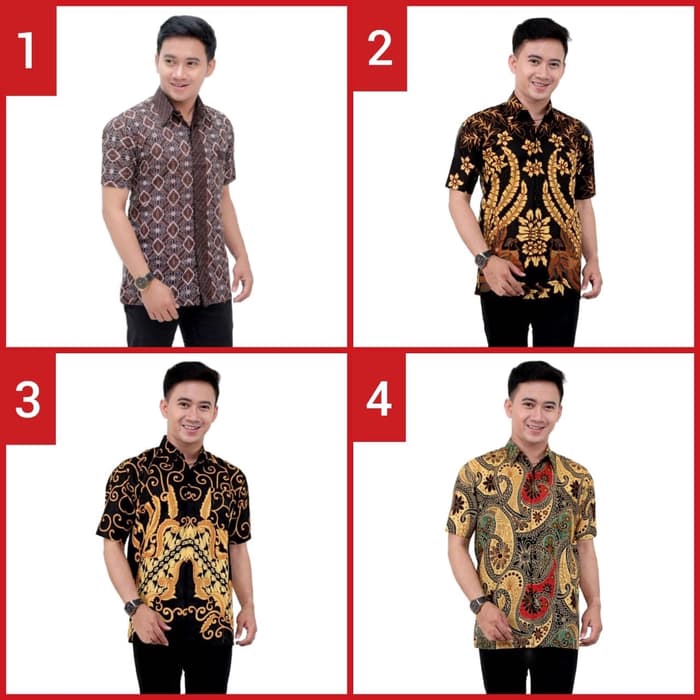 kemeja batik pria lengan pendek baju batik pria bukn alisan danar hadi