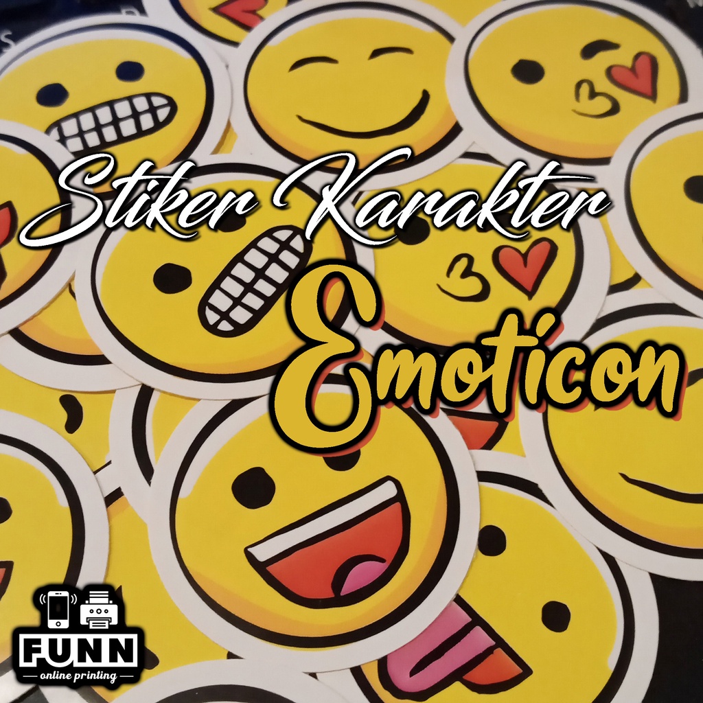 

STIKER EMOTICON | STIKER SIAP PAKAI | STIKER CUTTING | STIKER KARAKTER E