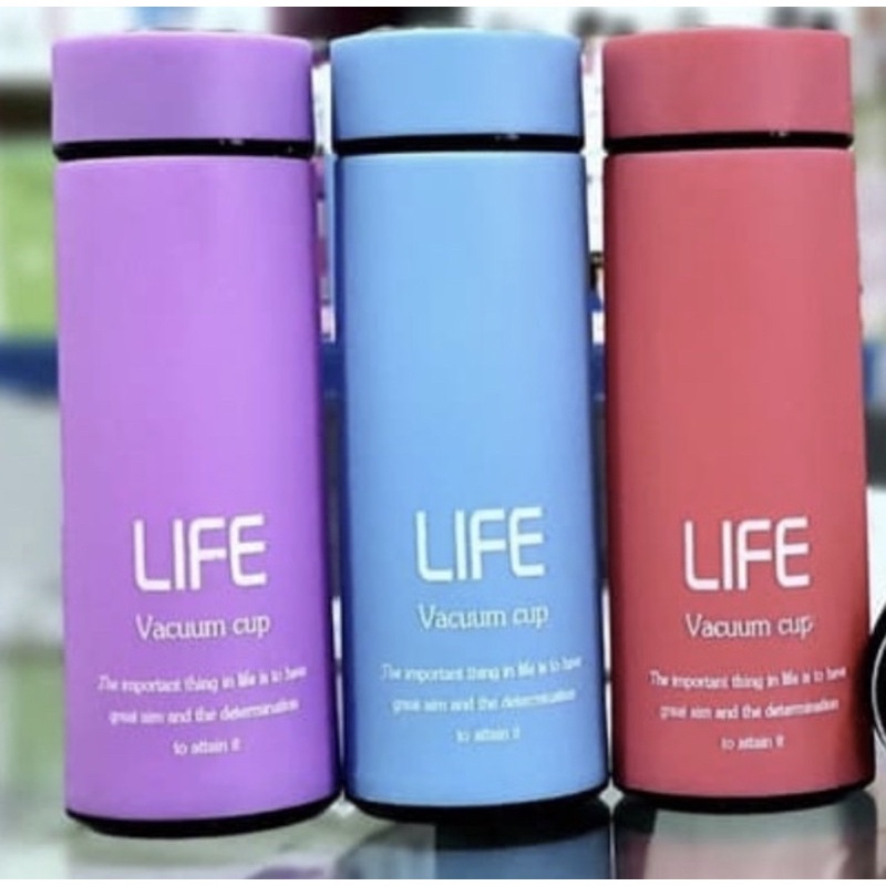 Botol LIFE 450ml Bahan Kaca - Botol Life Kaca 460ml