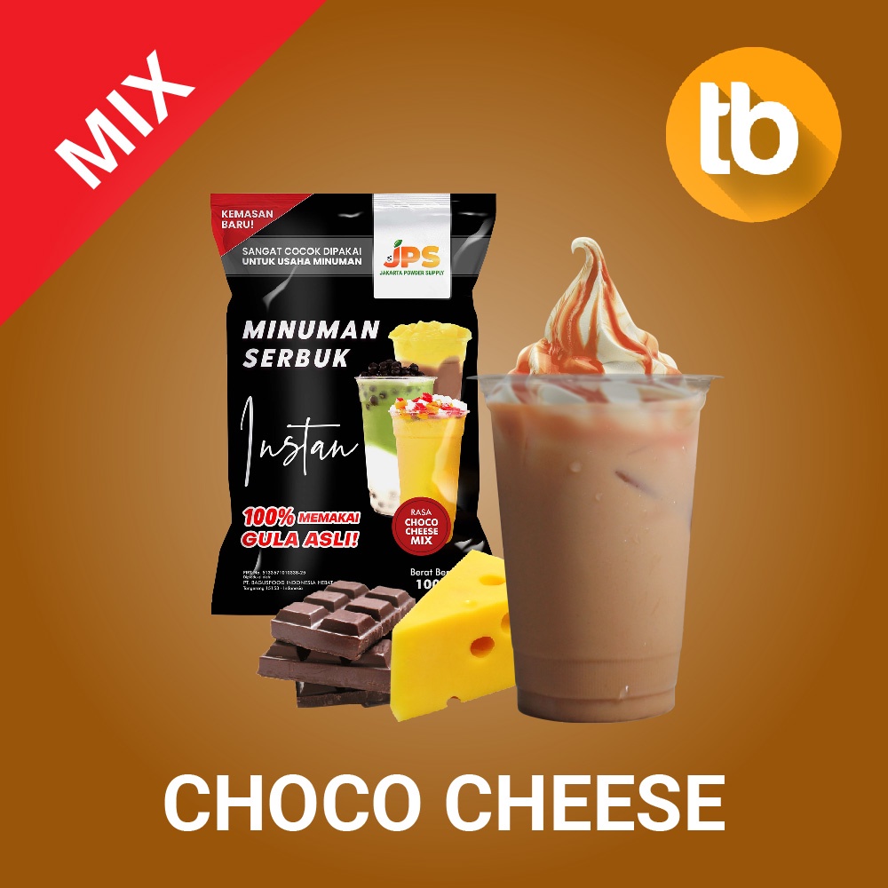 

JPS Powder Bubuk Minuman Serbuk Instan Rasa Choco Cheese / Coklat Keju Mix Campur Gula 1Kg