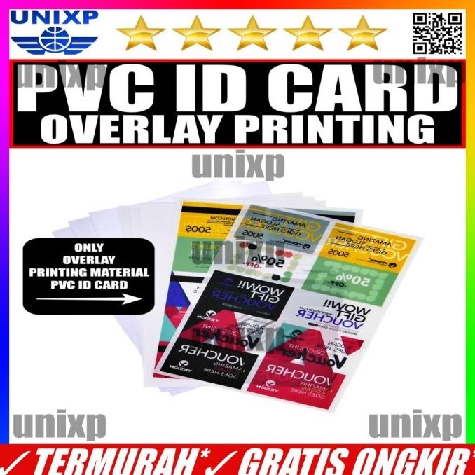 

[Sale] Bahan Printer Id Card Cetak Id Card Kertas Pvc Id Card Overlay