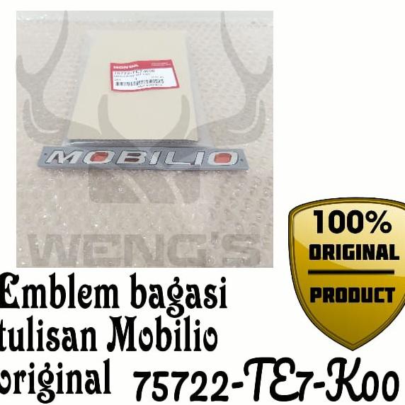 Rekomendasi Aksesoris Eksterior Mobil Logo Emblem Tulisan Mobilio Original
