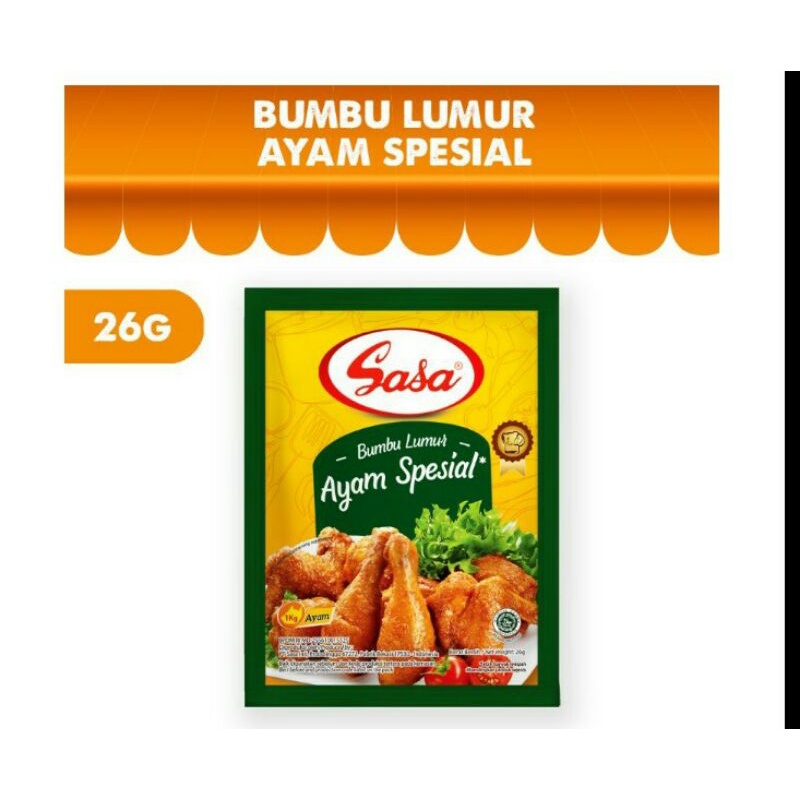 

Sasa Bumbu Lumur Ayam Spesial 26 g