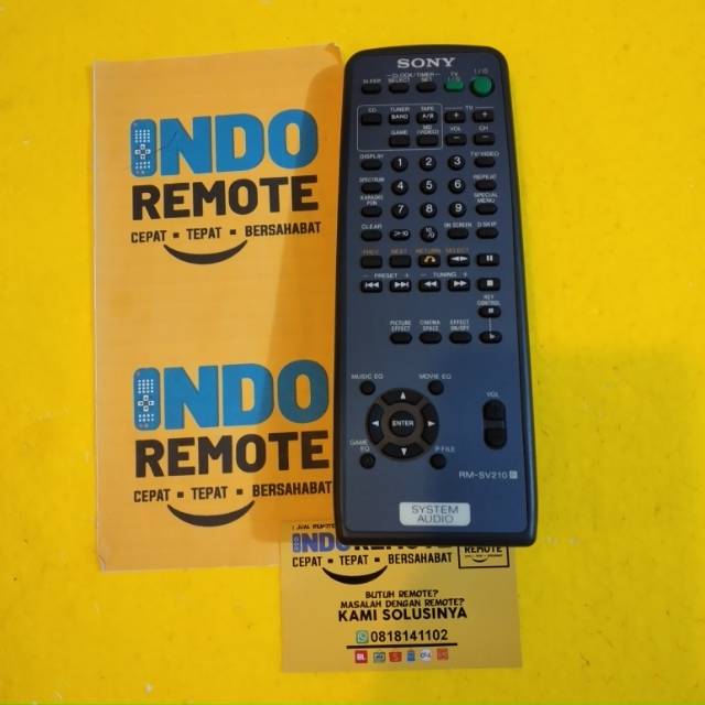 REMOTE AUDIO SYSTEM SONY RM-SV210 ORIGINAL
