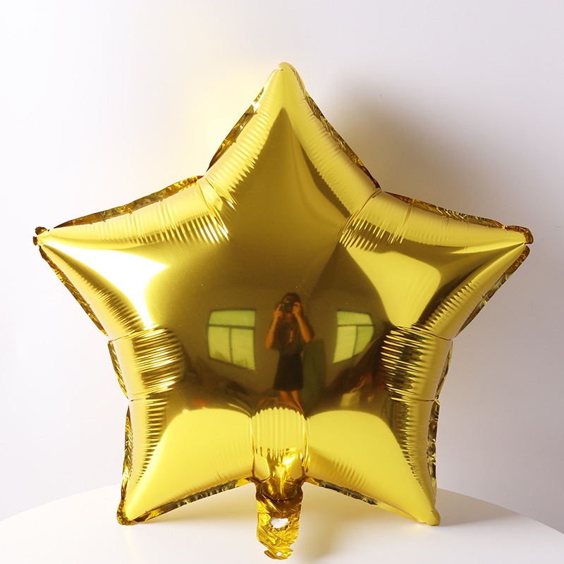 balon foil star  balon balon huruf  balon latex balon ulang tahun 40cm Balon foil bintang