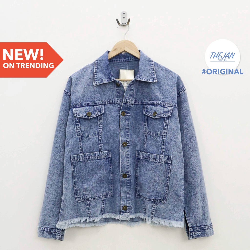 (ORIGINAL) Pisce jacket jeans wanita by Genijeans