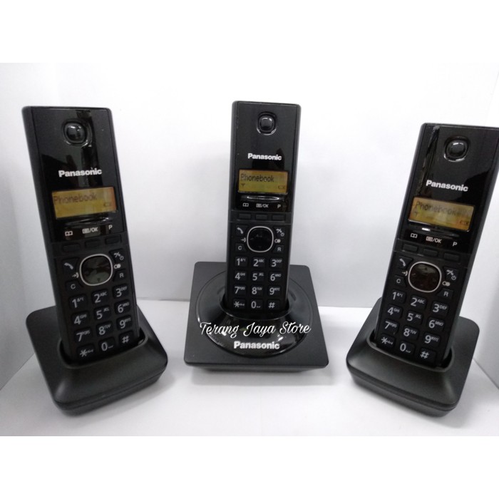 

Telepon Wireless Panasonic KX-TG1713 (3 handset) Hitam