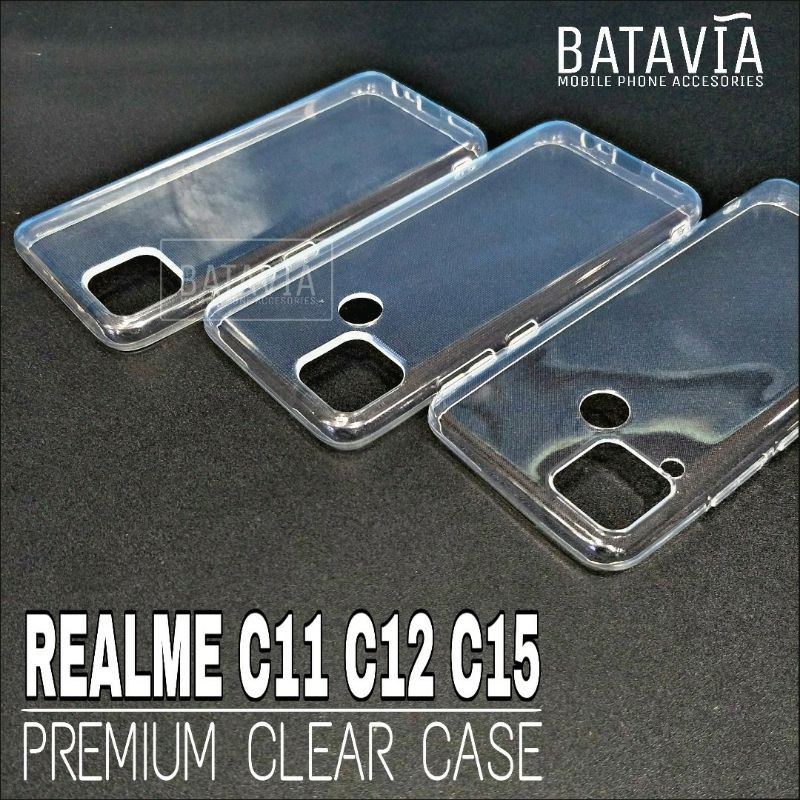Soft Case Realme C15 C12 C11 Jelly Case Original Clear Case Silikon Bening
