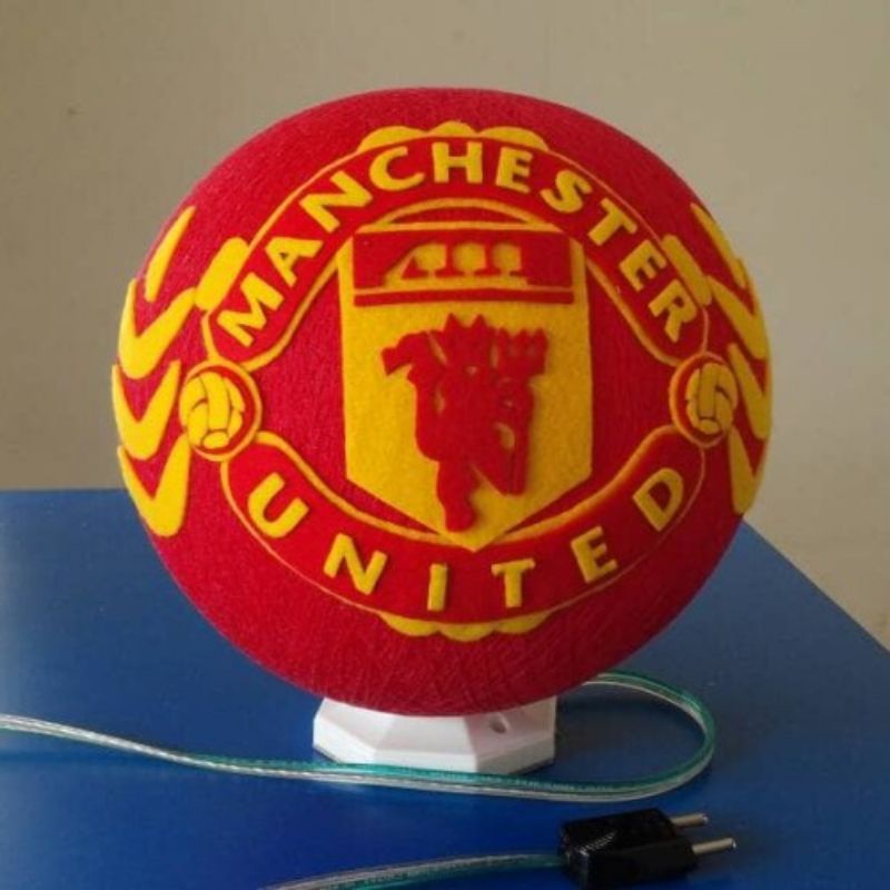 lampion benang / lampion karakter / lampu tidur / lampion MU / manchester united