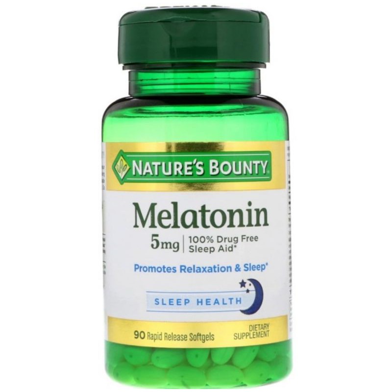 Nature's Bounty Melatonin 5 mg, (90 R Release) Nature Bounty Melatonin