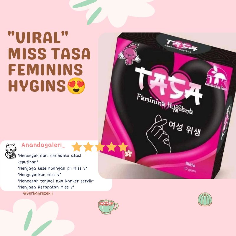 Sabun Tasa Miss V Pencerah dan Memutihkan Selangkangan - Obat Keputihan dan Melancarkan Haid perawat