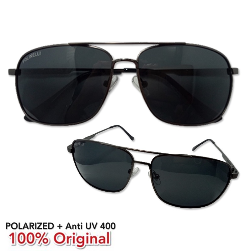 NEW!! Kacamata Hitam Gaya Full Lensa Hitam Polarized Anti Silau Pria Wanita Kacamata Retro Cassual Trend Suglasses K34 hitam Kaca mata Fashion Design Korea Polarised