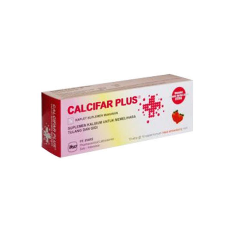 Calcifar Plus / Suplemen / Mineral Kalsium / Kesehatan Tulang / Gigi