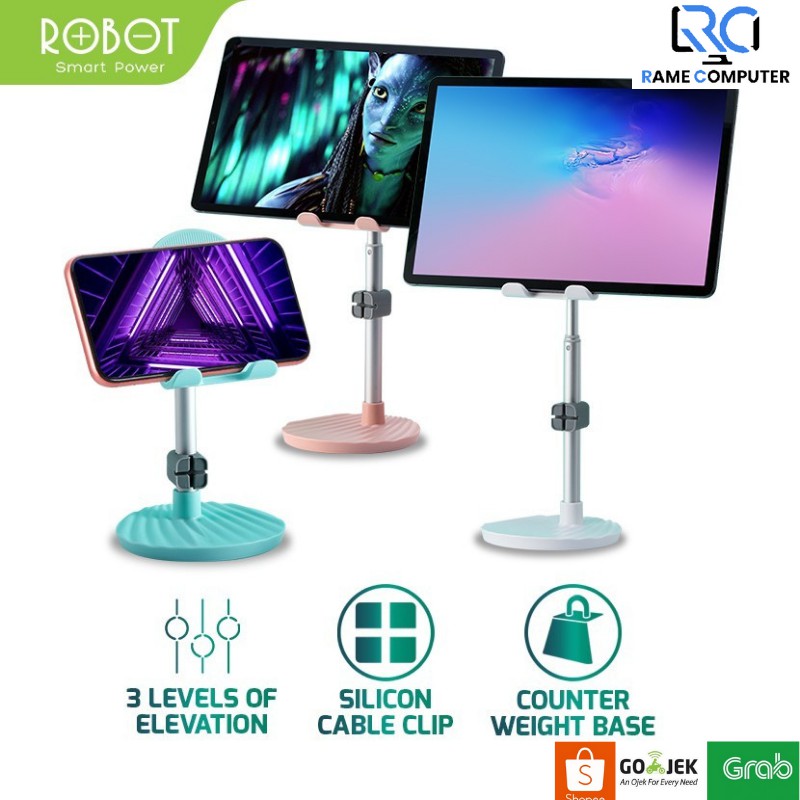 Universal Stand Holder ROBOT RT-US08 Tablet iPad iPhone Android Original RTUS08