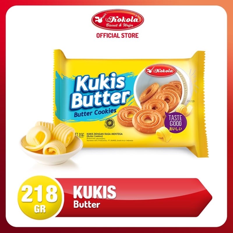 

Kokola Biskuit Kukis butter 218gr