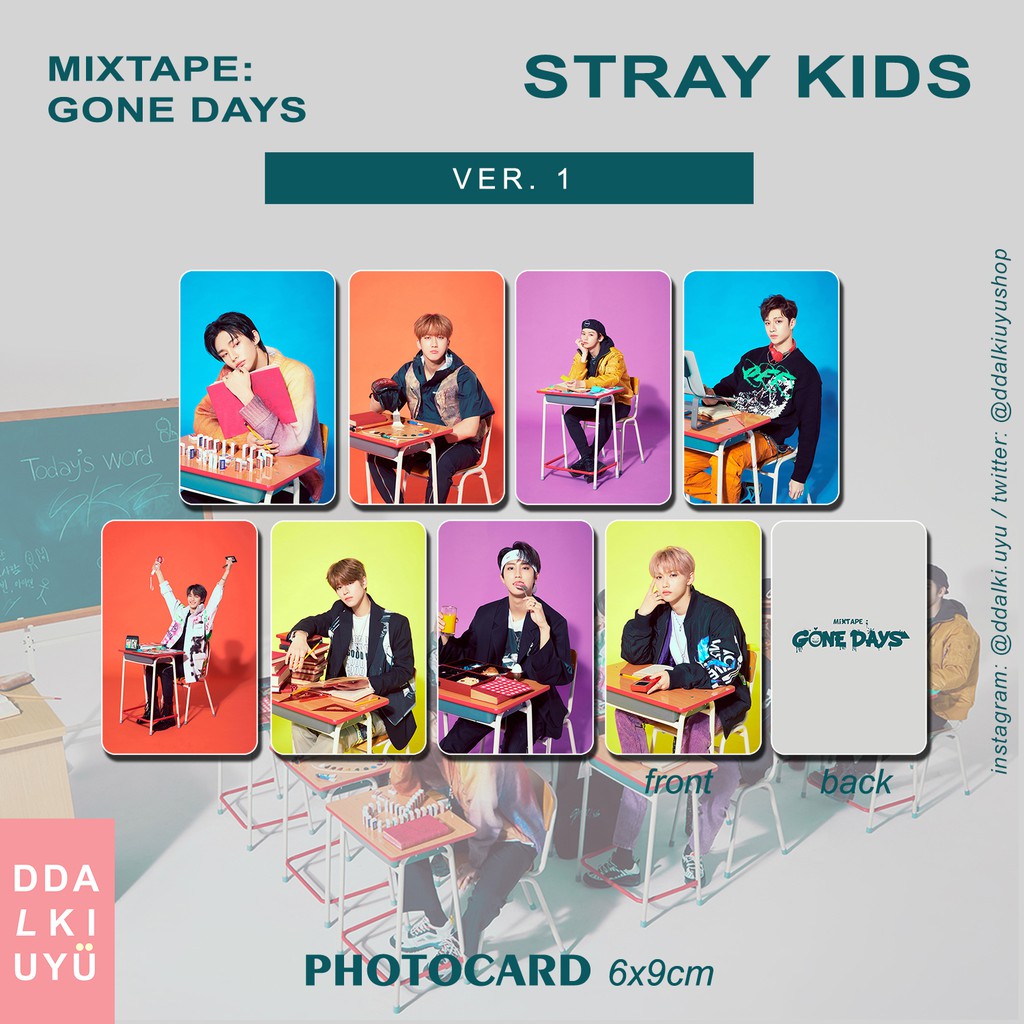STRAY KIDS - photocard [MIXTAPE: GONE DAYS] ver. 1