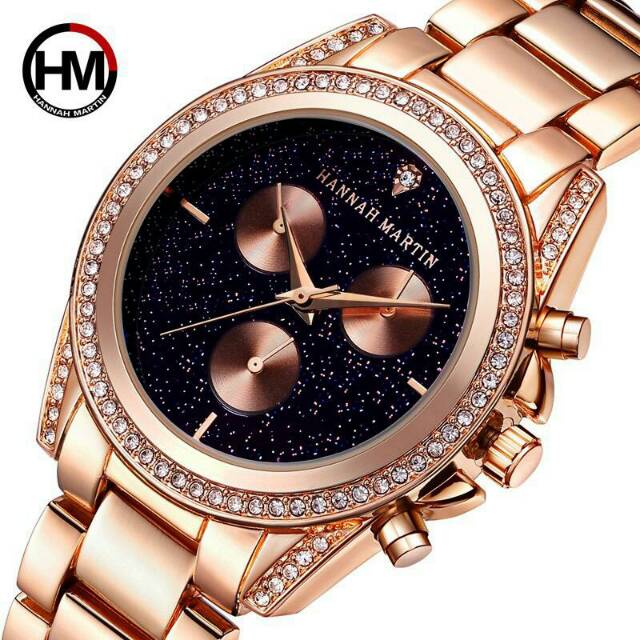 Jam tangan wanita HANNAH MARTIN semi super