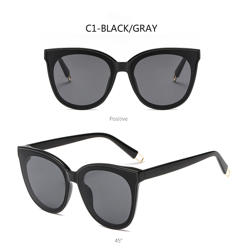 Korean style fashion big frame personality male and female sunglasses metal hinge