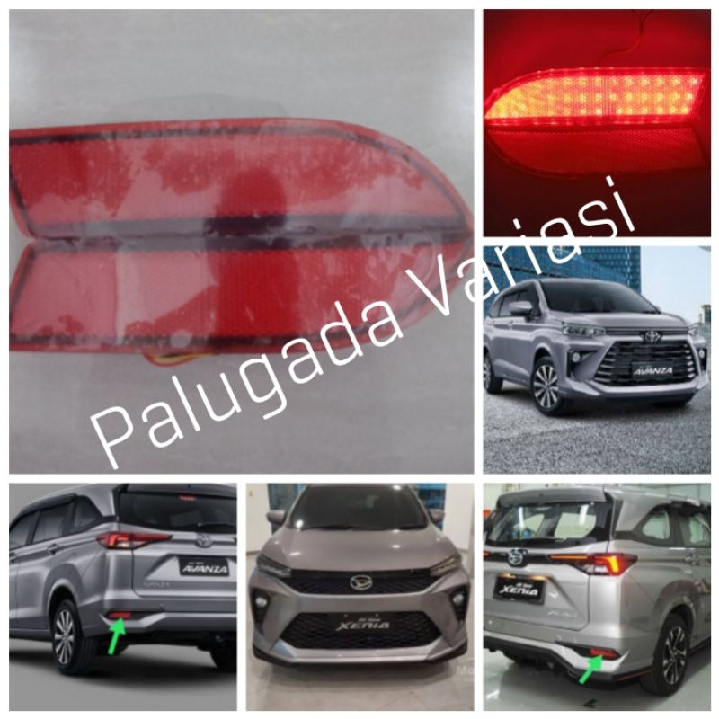 Toyota Avanza Xenia 2022 Lampu Reflektor Bemper Belakang