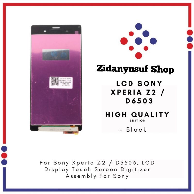 LCD TOUCHSCREEN SONY Z2 BIG D6503 D6502 FULLSET ORIGINAL