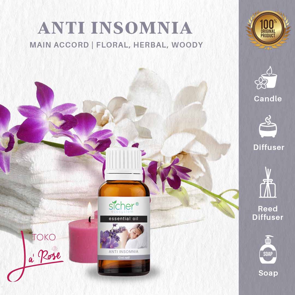 Aromaterapi Deep Sleep Essential Oil Anti Insomia Murni Aromatherapy Tidur