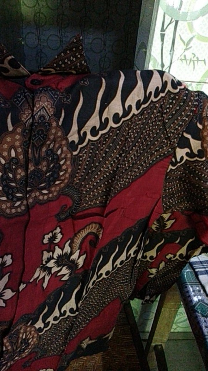 Kemeja Batik Pria Lengan Panjang Size M L Xl Xxl Kemeja Batik Bswart