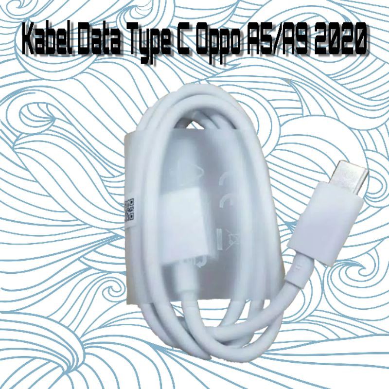 Kabel Data Type C Oppo A5 A9 2020 Original Tipe C Cable