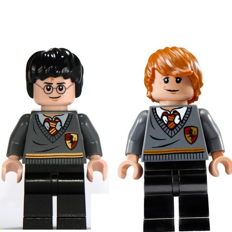 1pc Mainan Puzzle Balok Bangunan Minifigures Harry Potter Untuk Anak Laki-Laki / Perempuan