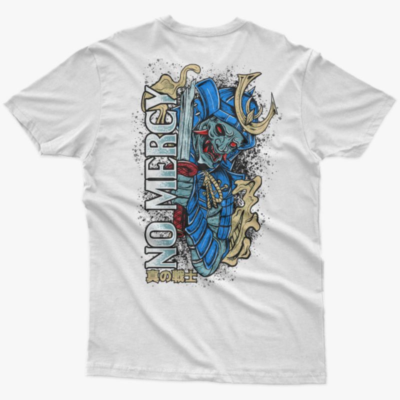 Kaos JAPAN RONIN NO MERCY premium kaos sun mori