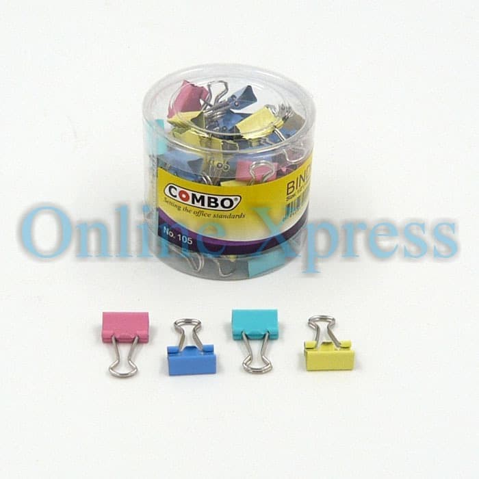 

Binder Clip / Klip Warna / Klip Kecil / Penjepit Kertas 105 Combo