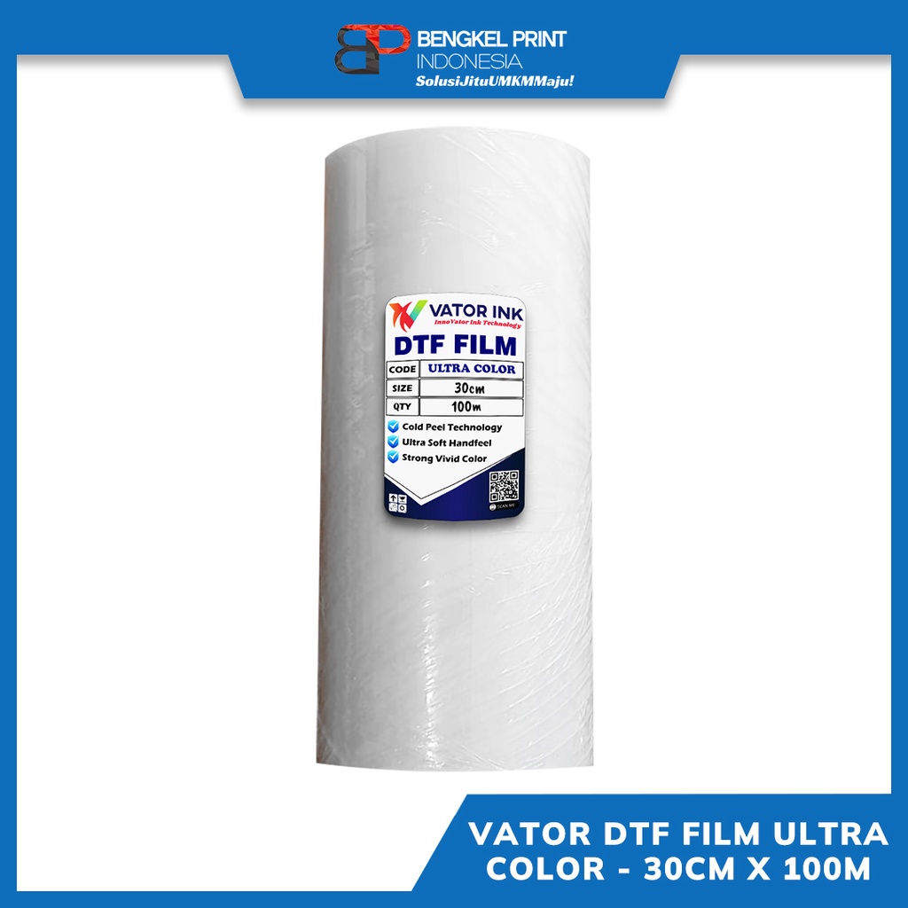 PET FILM DTF VATOR ULTRA COLOR 30CM x 100M | 1ROLL