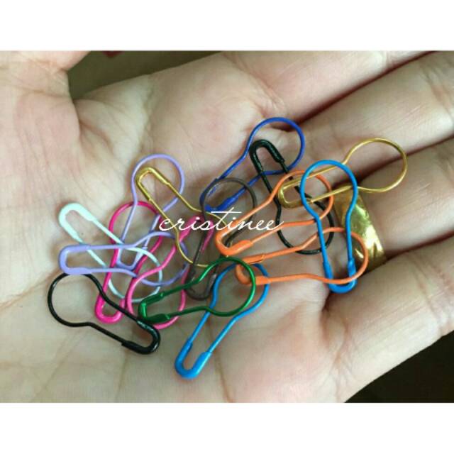 PROMO!!! Peniti bohlam warna mix /peniti hijab (100pcs)