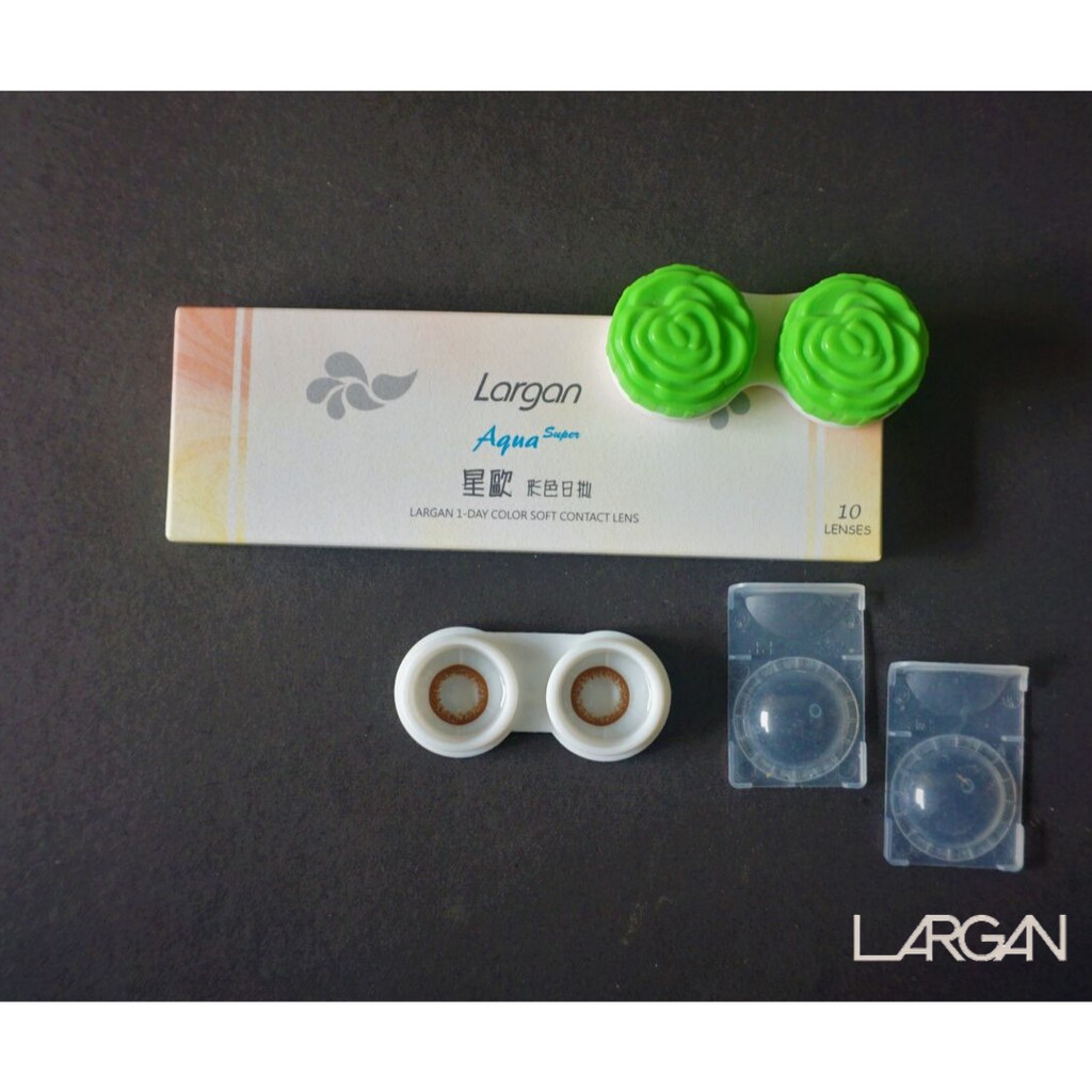 

BIG BOX SOFTLENS LARGAN FRESH SERIES “BROWN” (ONE DAY) MADE IN TAIWAN
