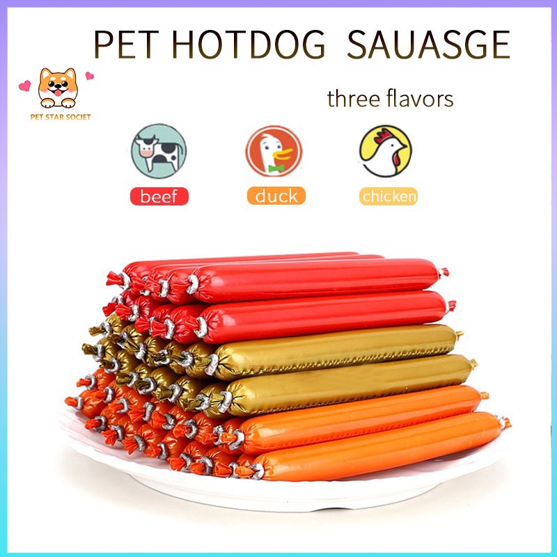 PET SAUSAGE Makanan SOSIS Cemilan untuk Kucing Anjing Snack Bisa CAT DOG Dewasa Kitten Puppy Anak Anakan Murah Camilan Senek Snek Grosir Import Treats Treat