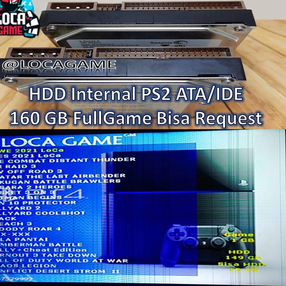 Menarik HARDISK INTERNAL ATA/IDE 160GB UNTUK PS2 FAT/TEBAL FULLGAME BISA REQUEST