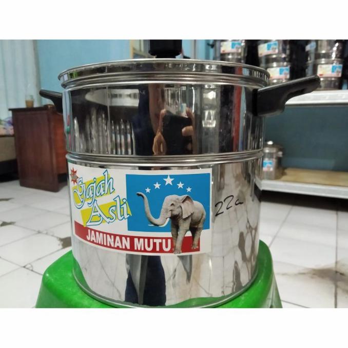 Monggo] Dandang Bakso Mini Tutup Kaca Ukuran 24Cm