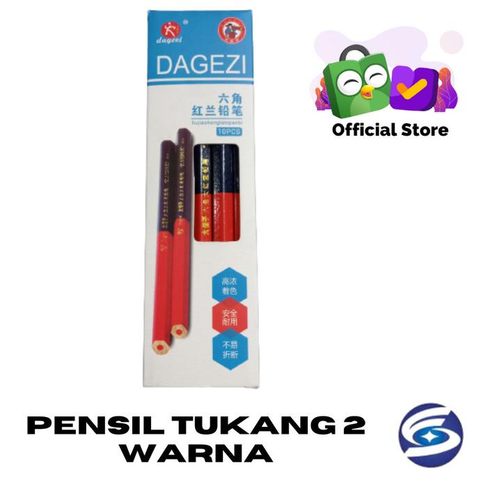 

10 PCS PENSIL TUKANG 2 WARNA BULAK BALIK / PENSIL BANGUNAN ptfutur57 Segera Dapatkan