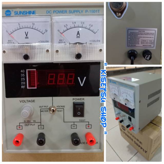 Power Supply Sunshine P-1501T HP / Smartphone 1A ( 1 Ampere ) P-1501T DIGITAL ANALOG Buzzer