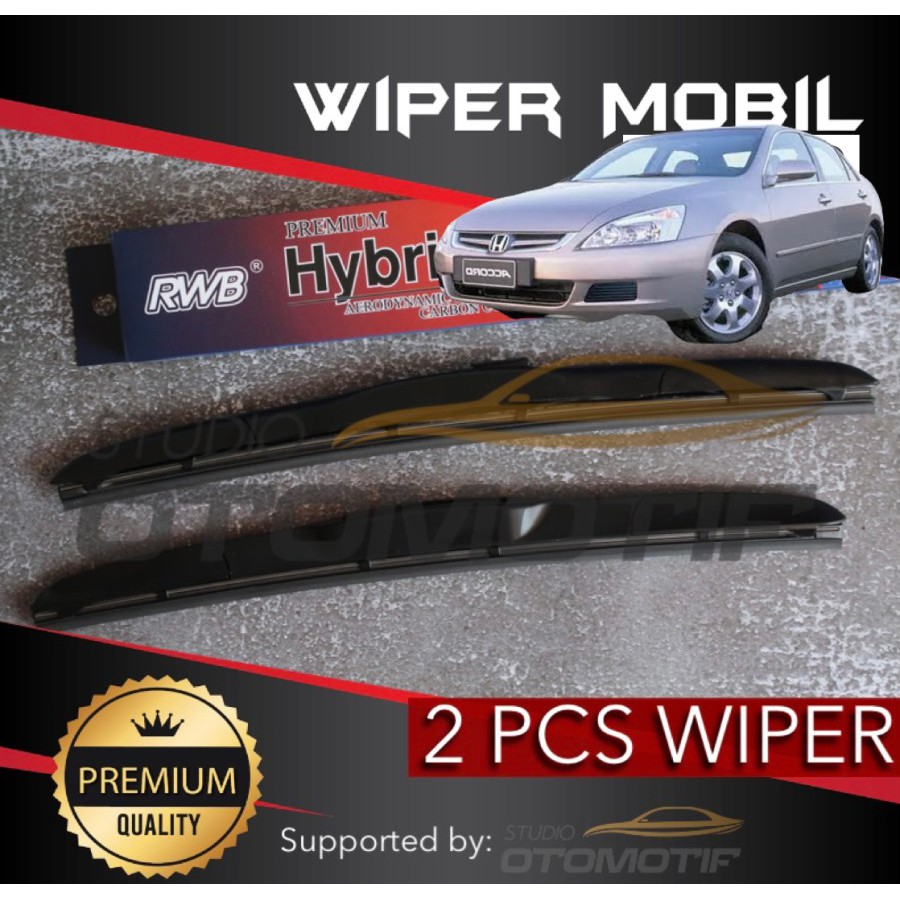 WIPER ACCORD CM5 2003-2007 HYBRID RWB GRAPHITE / WIPER RWB ACCORD CM5 2 PCS