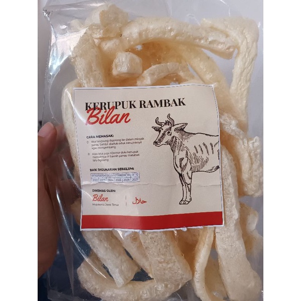 

Krupuk Rambak/Kulit Sapi "Bilan" (Matang)