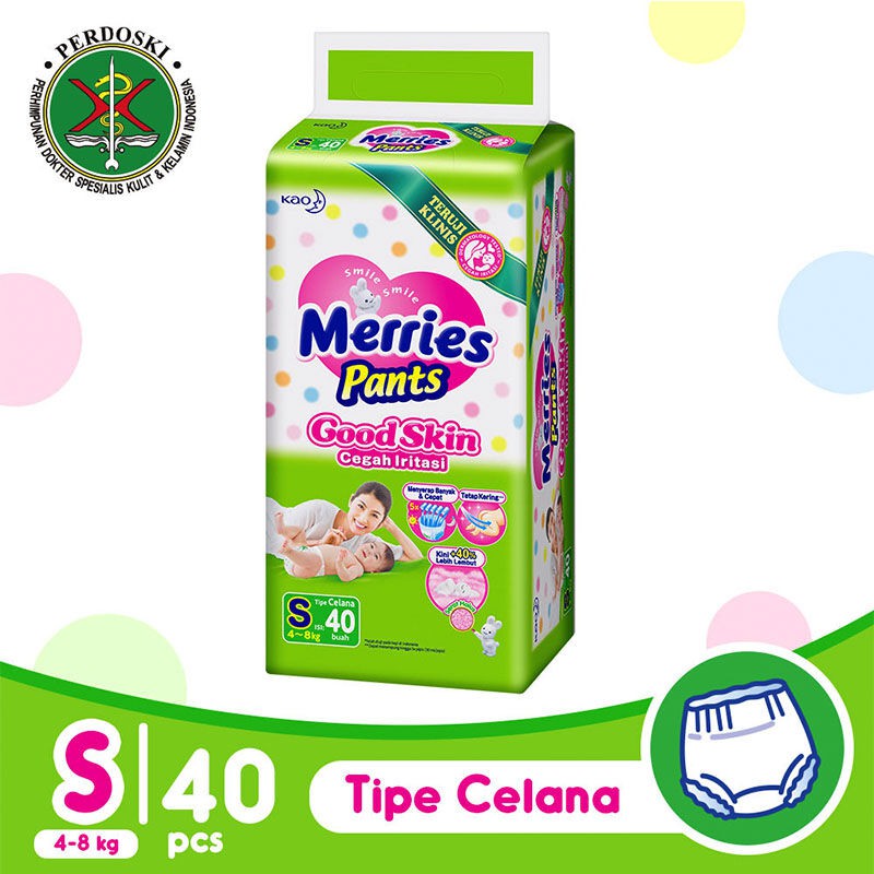 Merries Good Skin S40 - Merries Popok Celana S 40